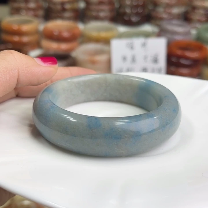 石英质玉圈口57未镶嵌小*萝