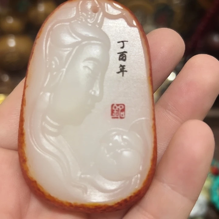 滴血莲花菩提吊坠