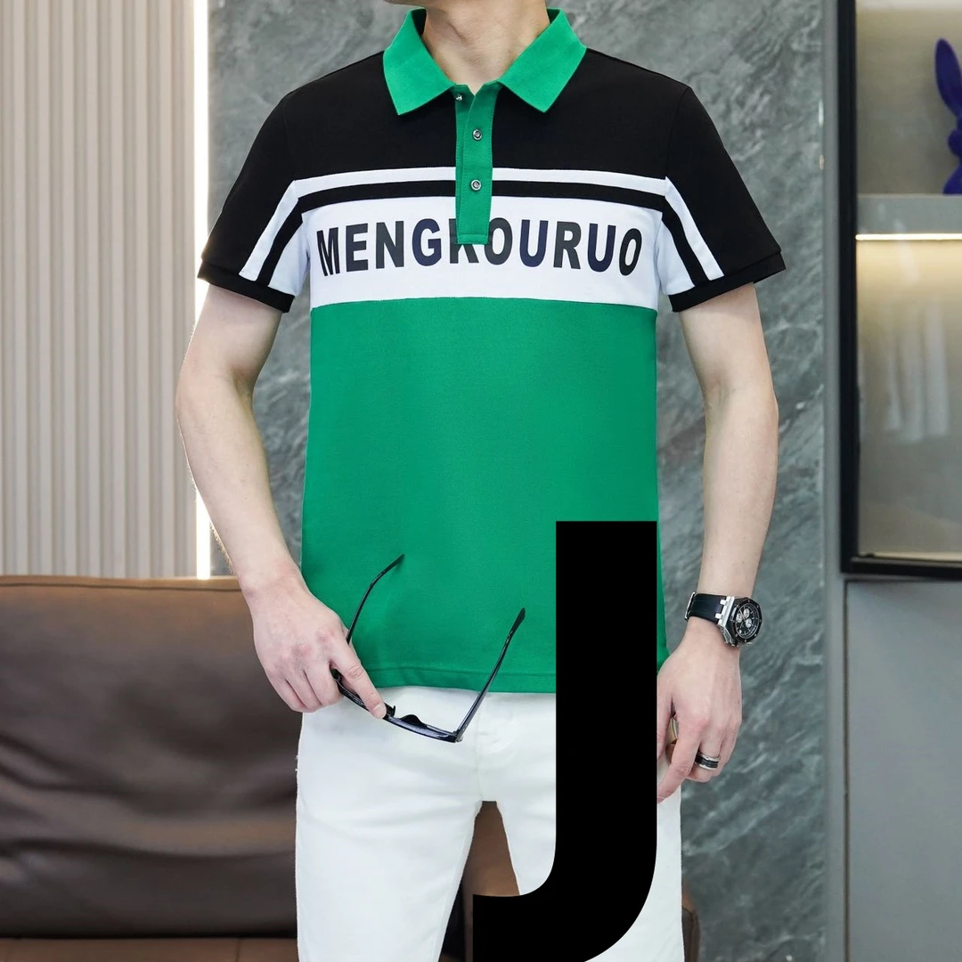 E(2)01-E(2)50拍此链接夏季新款欧货百搭短袖T恤男装上衣J