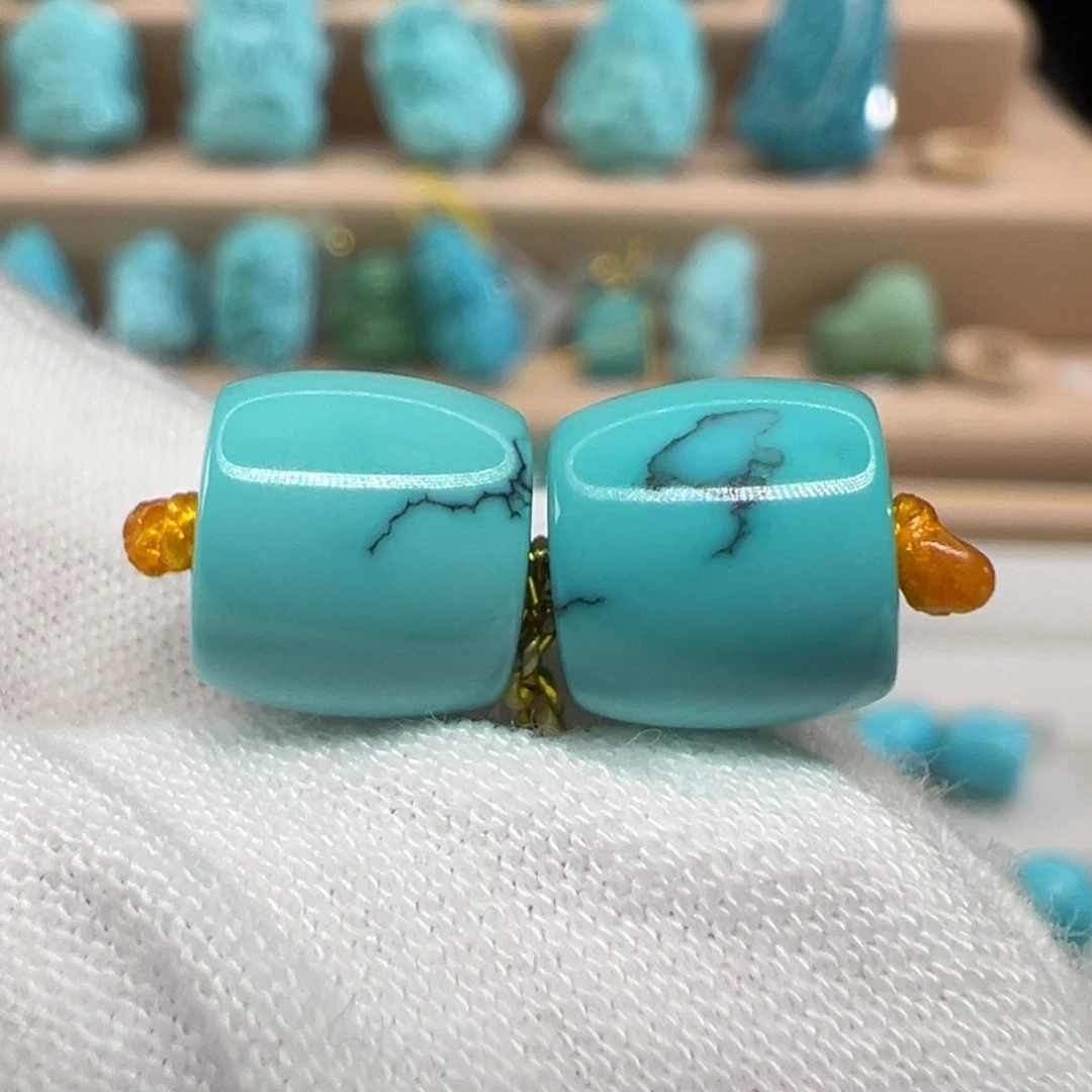 绿松石未镶嵌配饰8.7×8