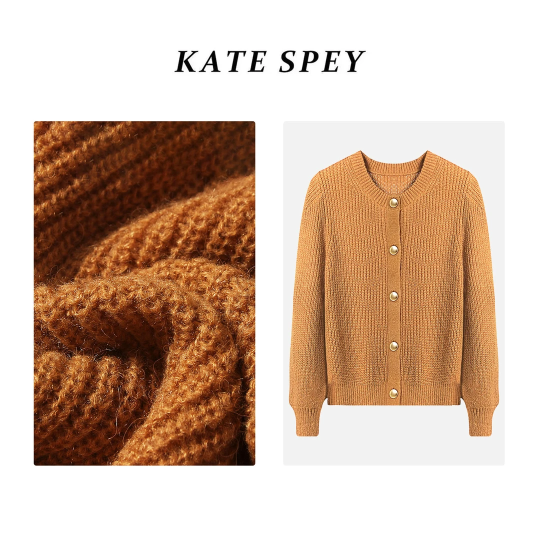 凯特丝蓓102#混纺高奢百搭长袖针织开衫女1-481