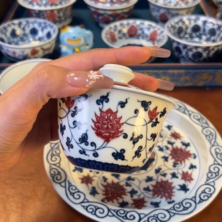 瓷片景德镇陶瓷手工手绘