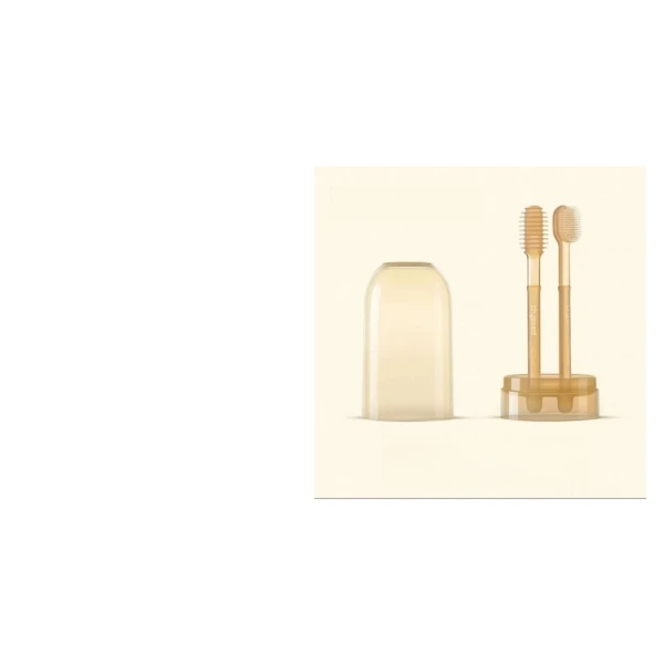 S-X早早刷宝宝乳牙刷婴幼儿洗舌苔口腔清洁神器新生0一1岁半