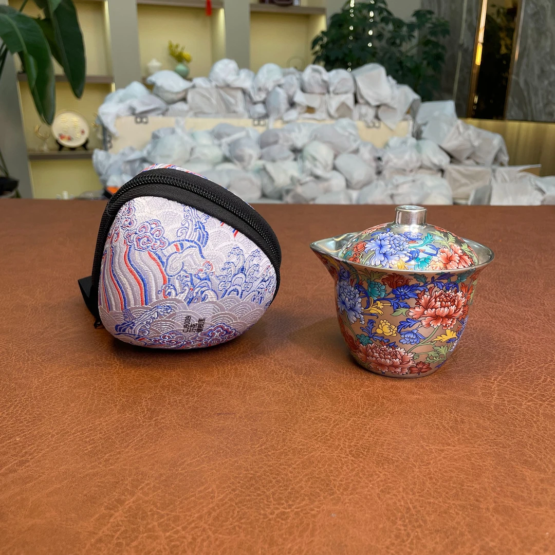 CJ万花缠枝莲旅行套（带包）9009