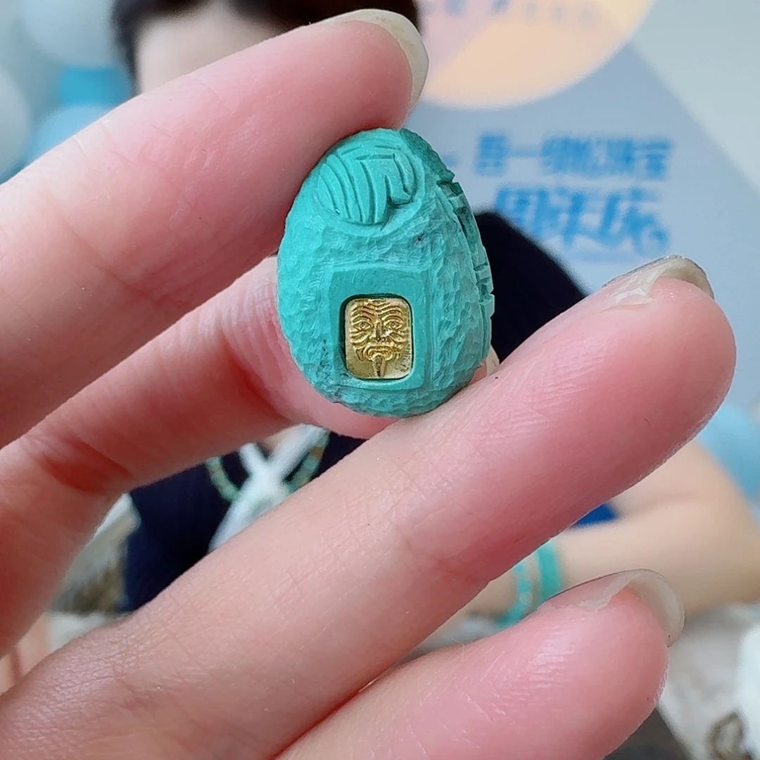 未镶嵌绿松石珠宝奇石