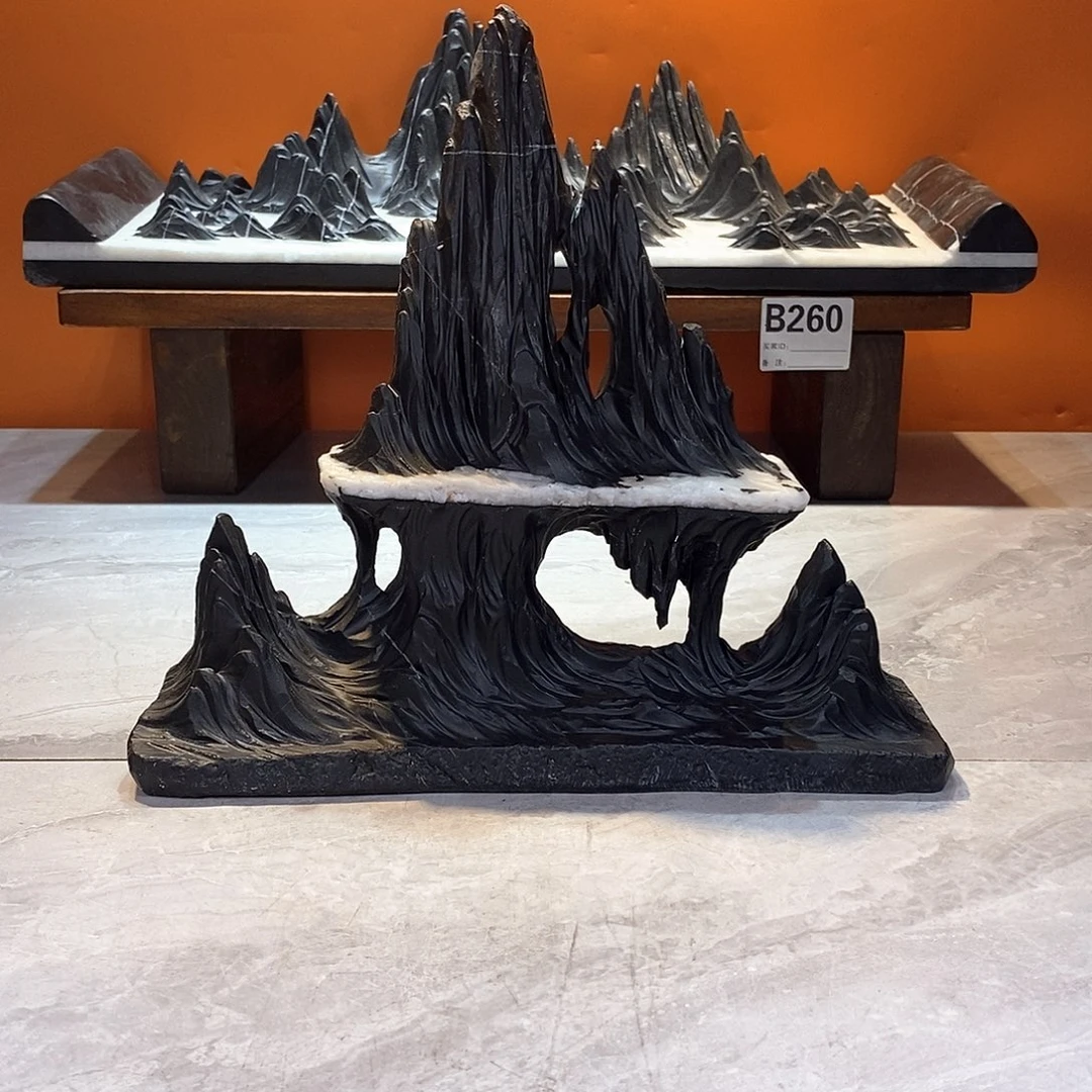 摆件冯****创灵璧石雕刻奇石摆件