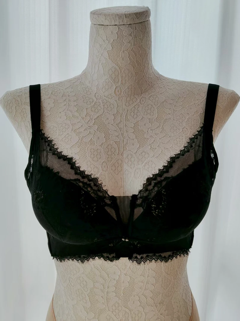 SEMRA/瑟穆菈092款吊带通勤蕾丝舒适性感法式透气记忆光圈聚拢