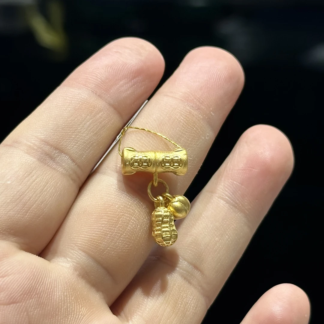 足金999 好事发生通孔 1.914