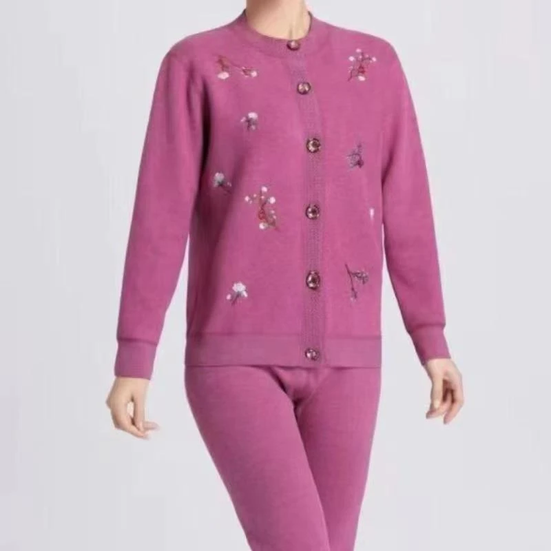 雅鹿冬季新款女时尚印花单件上衣7768