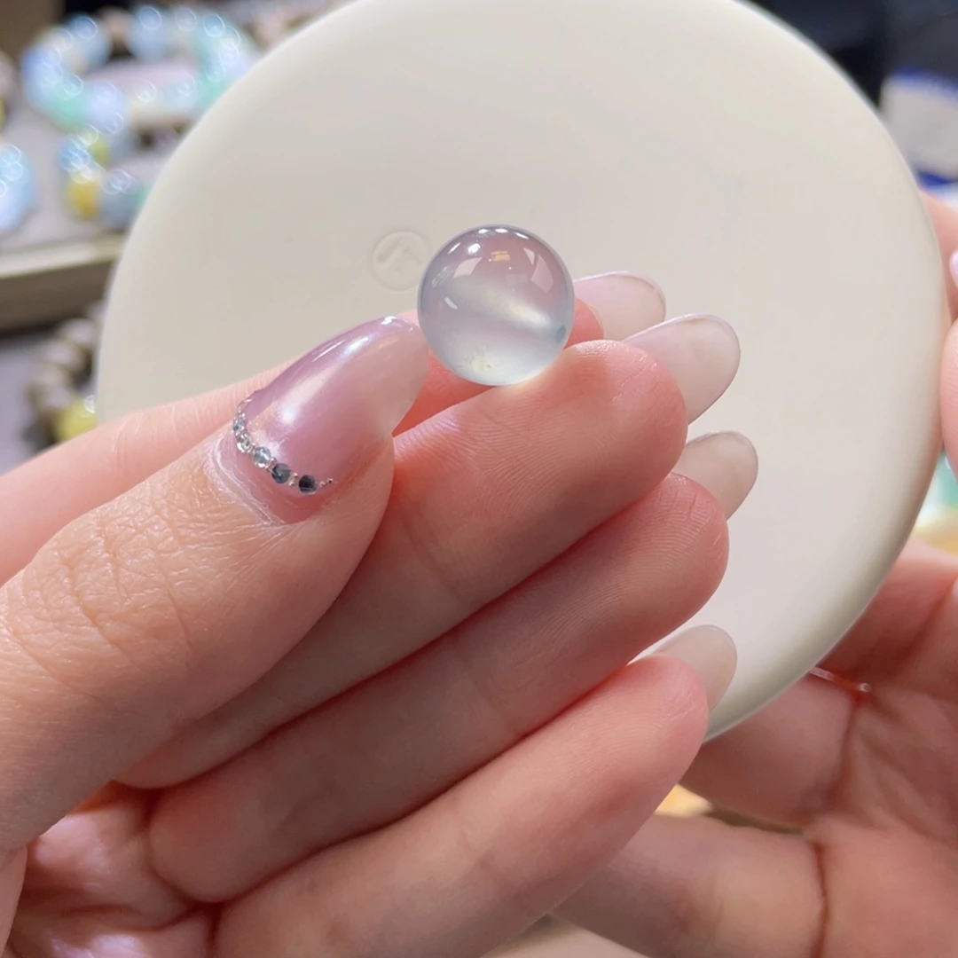 翡翠未镶嵌手链卡13.蓝钢