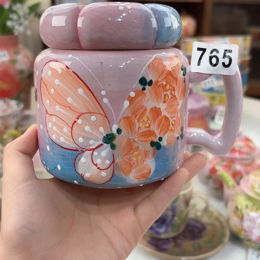 景德镇手绘高温釉下彩陶瓷茶具