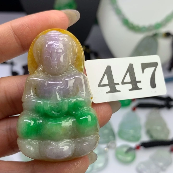 翡翠未镶嵌颈饰源头