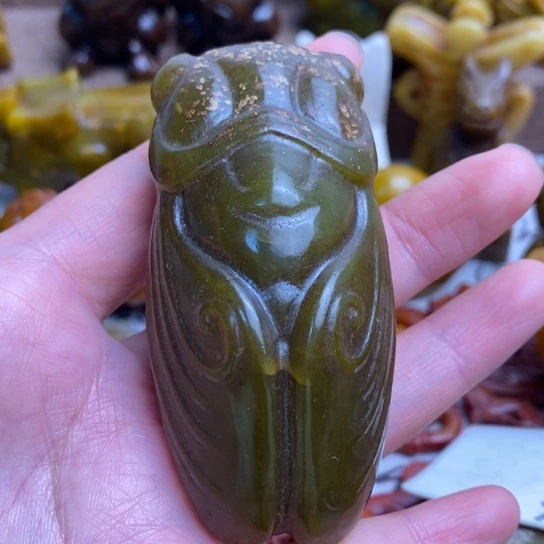 蛇纹石玉未镶嵌颈饰73