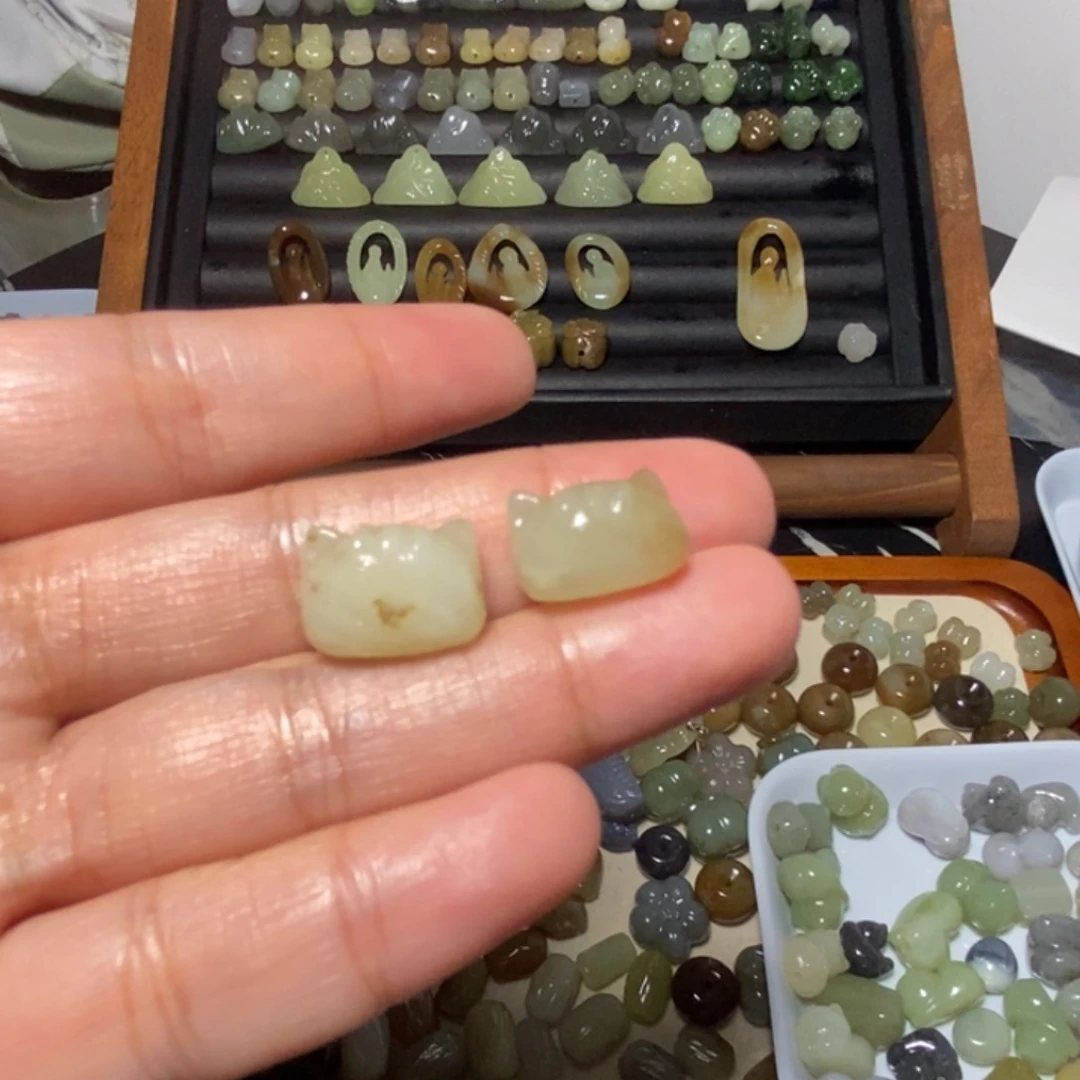 和田玉未镶嵌手链瑕疵品