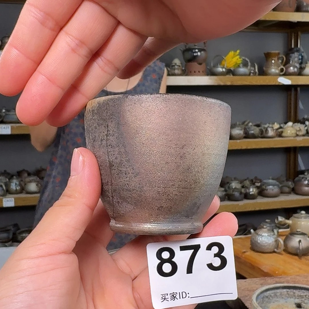 坭兴陶柴烧全手工原矿泥料杯