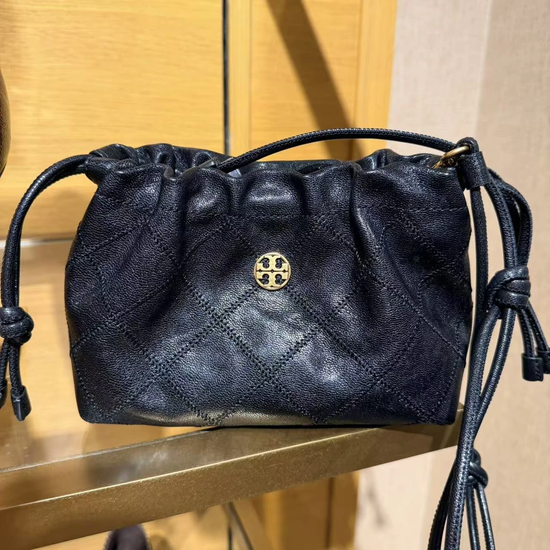 TORY BURCH/汤丽柏琦 WILLA 小福袋菱格单肩斜挎包