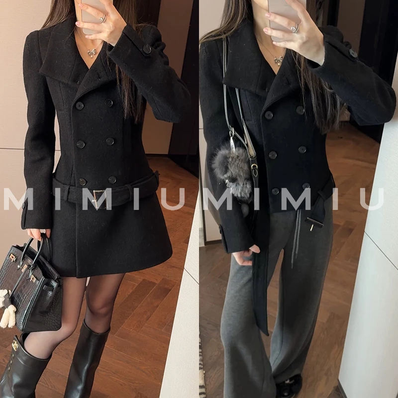 【mimius】P 超绝羊毛加厚呢大衣下摆可拆卸 G09366