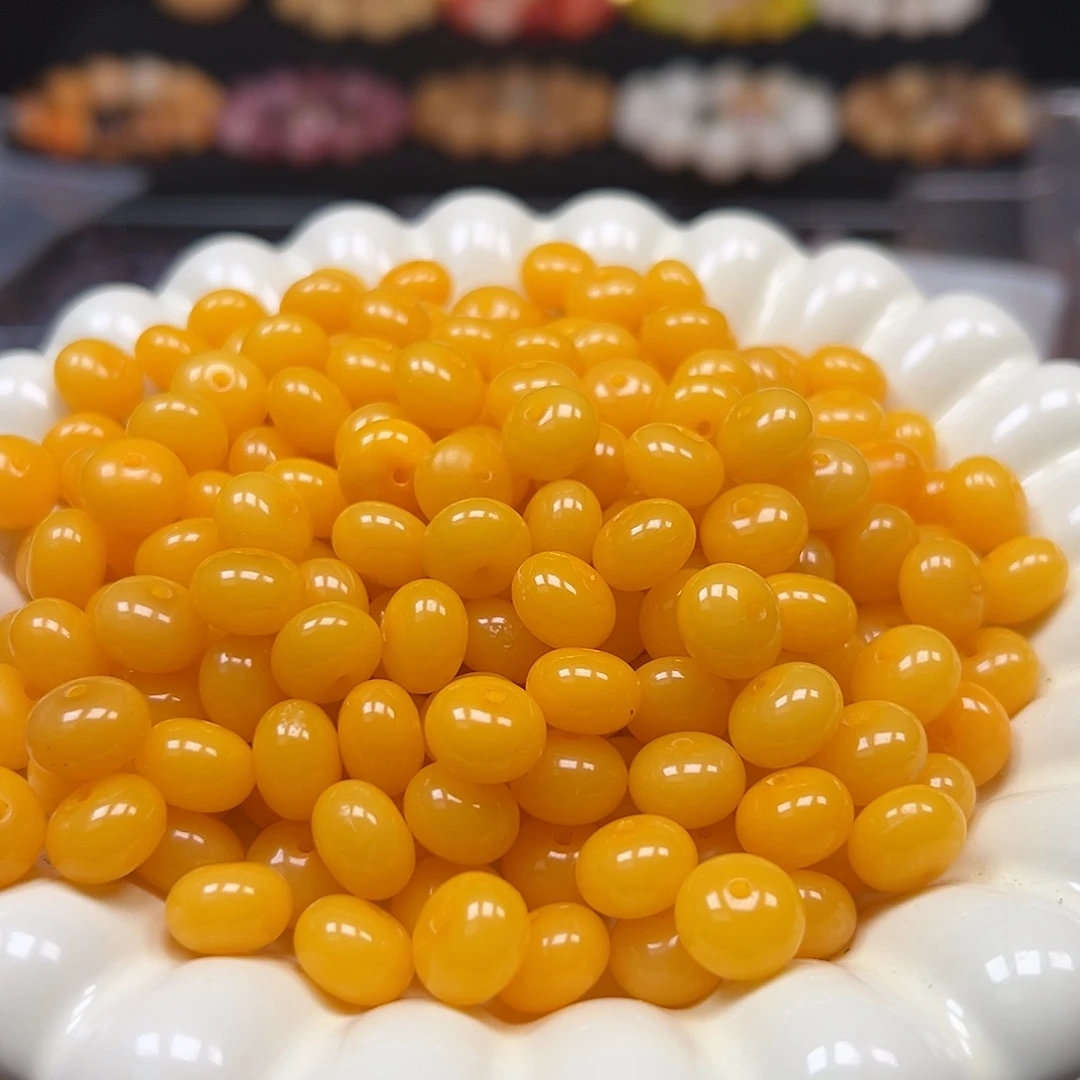 手串菩提根/象牙果瑕疵黄金算盘200颗