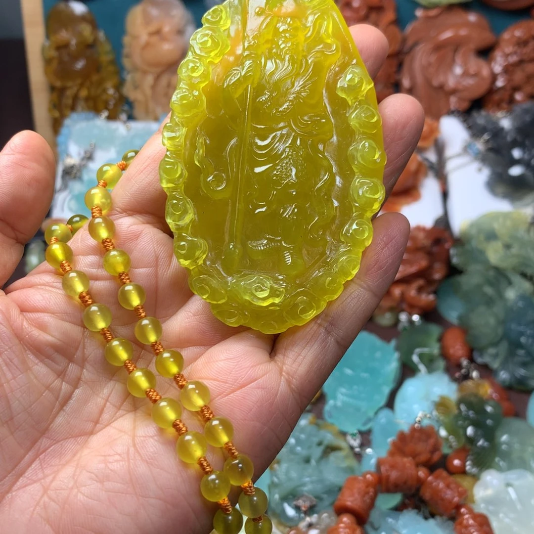 蛇纹石玉未镶嵌挂坠