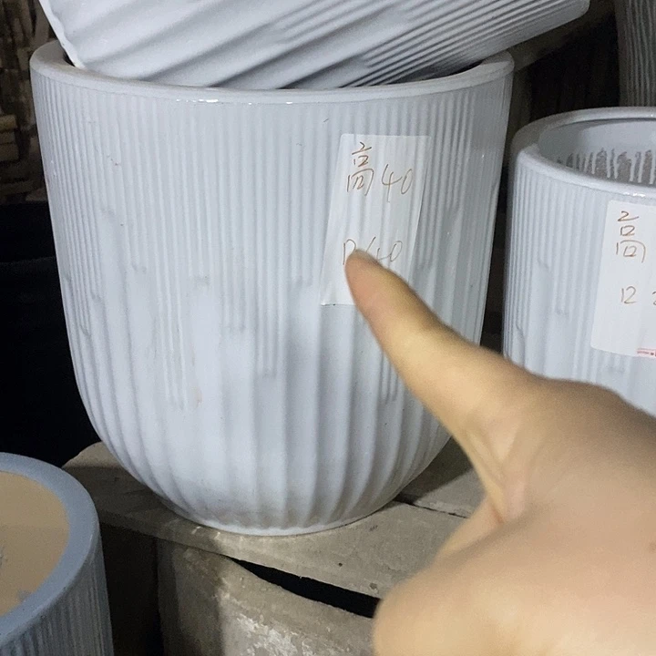 高温烧制特价一个陶瓷花盆