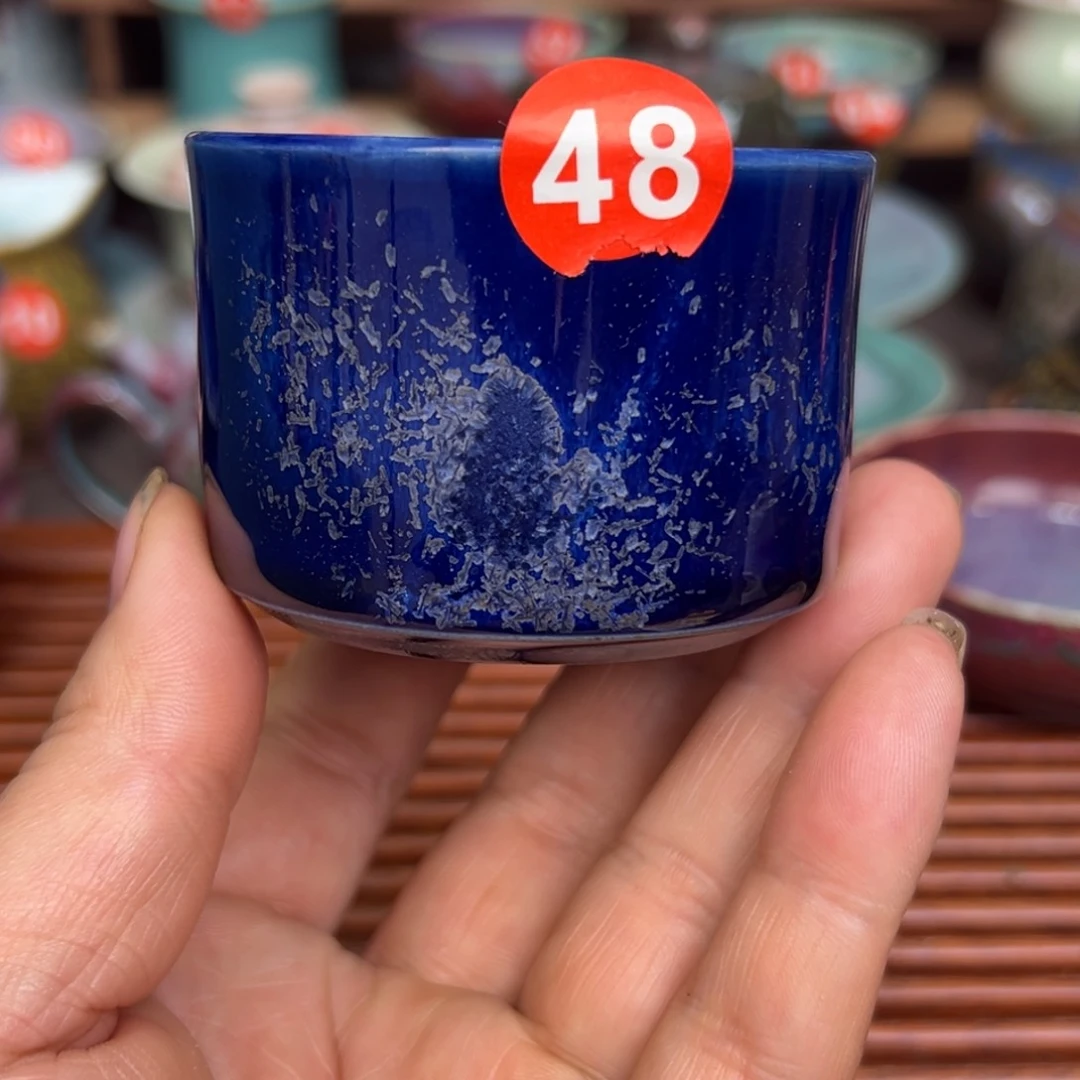 手工制作钧窑茶器