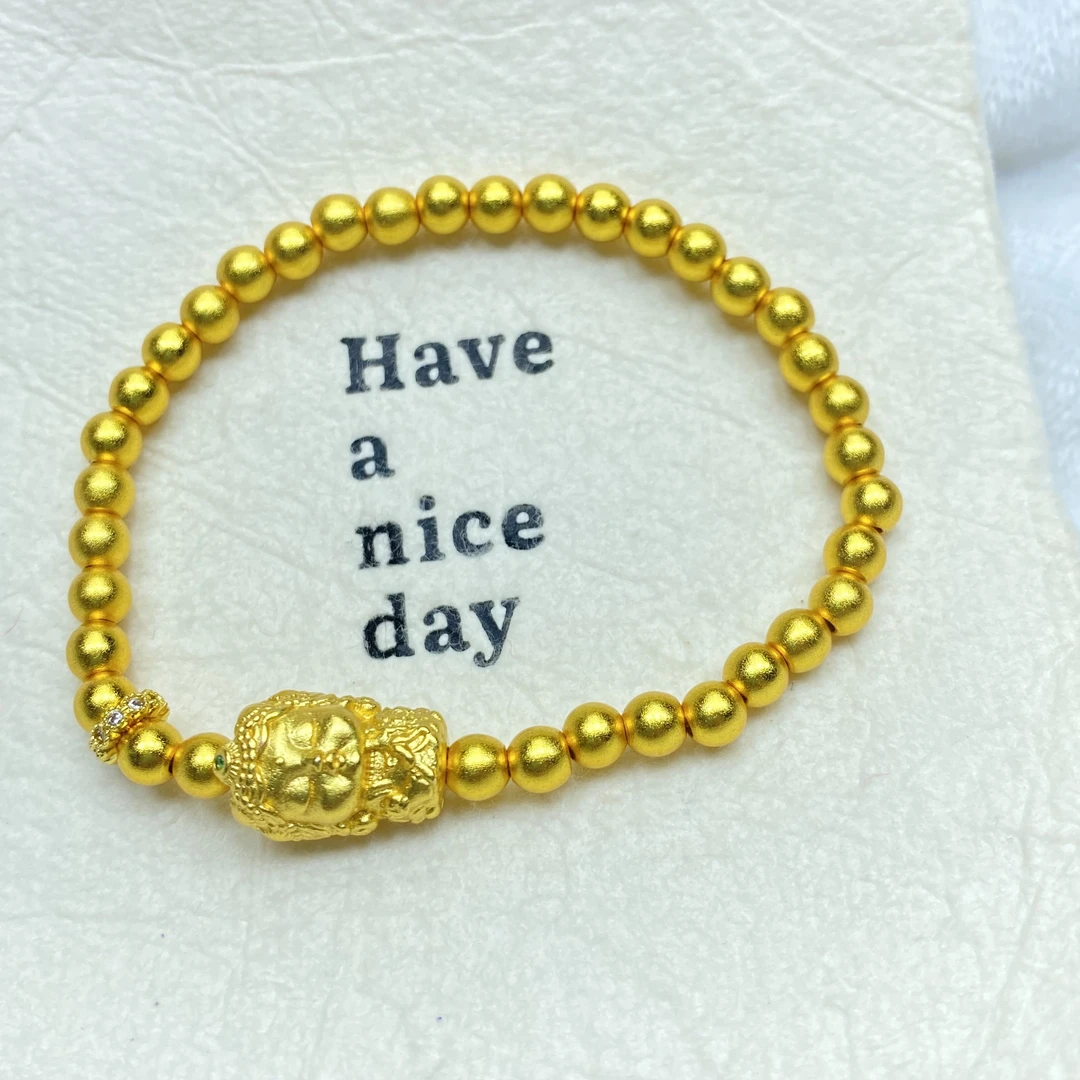 手链 F黄色佛公豆豆手链多样性发货46897