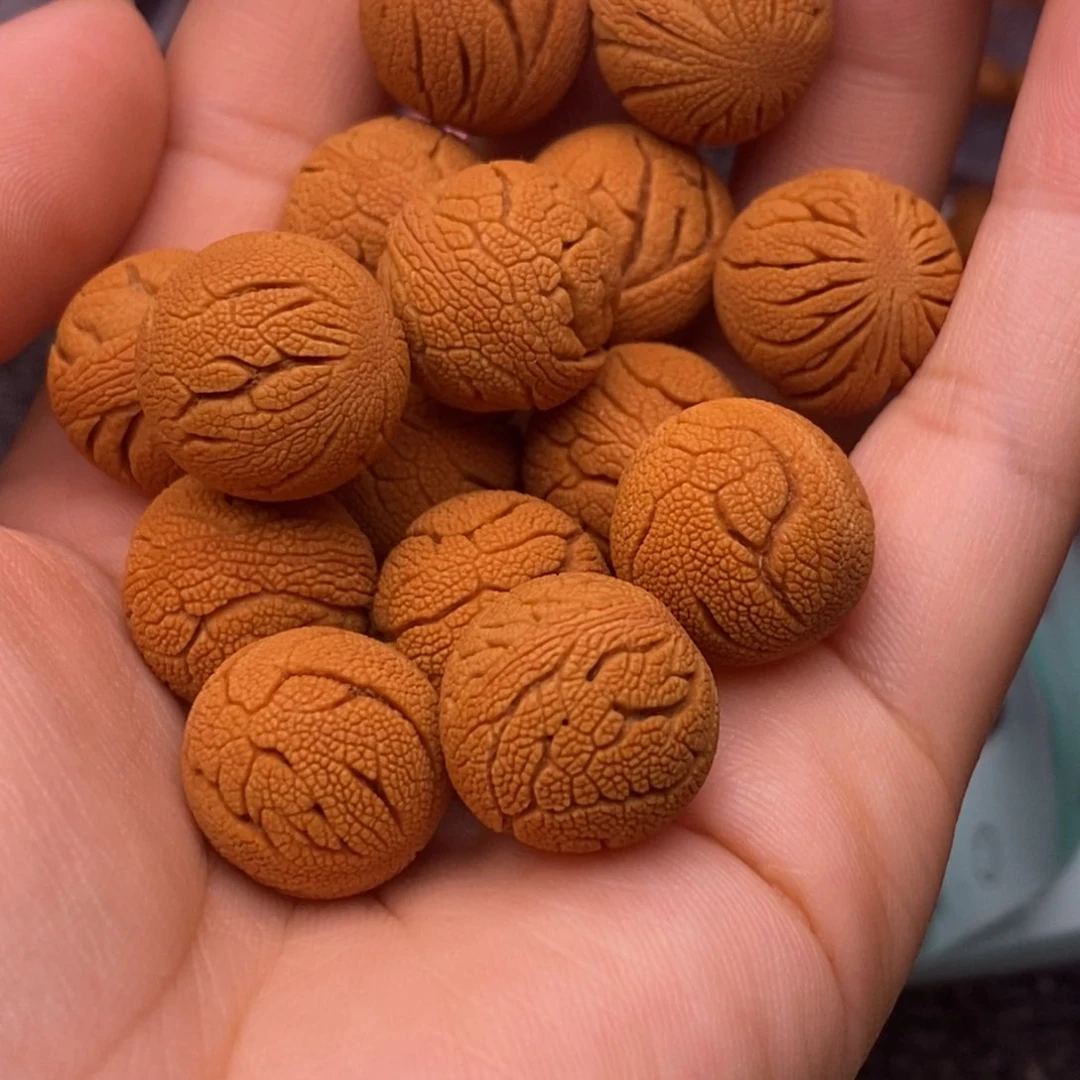 秦岭龙纹桃核单圈