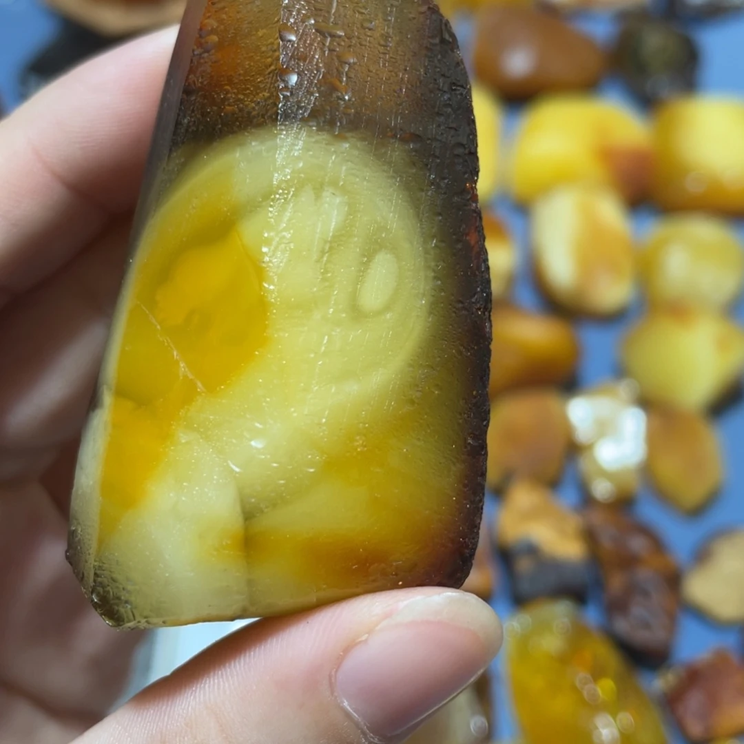 风***鸾未镶嵌定制蜜蜡随形