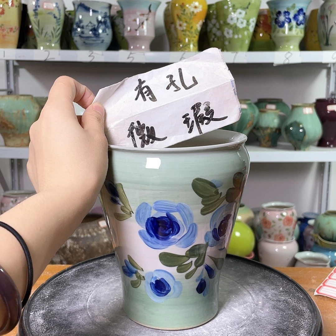景德镇陶瓷花盆花器暇256