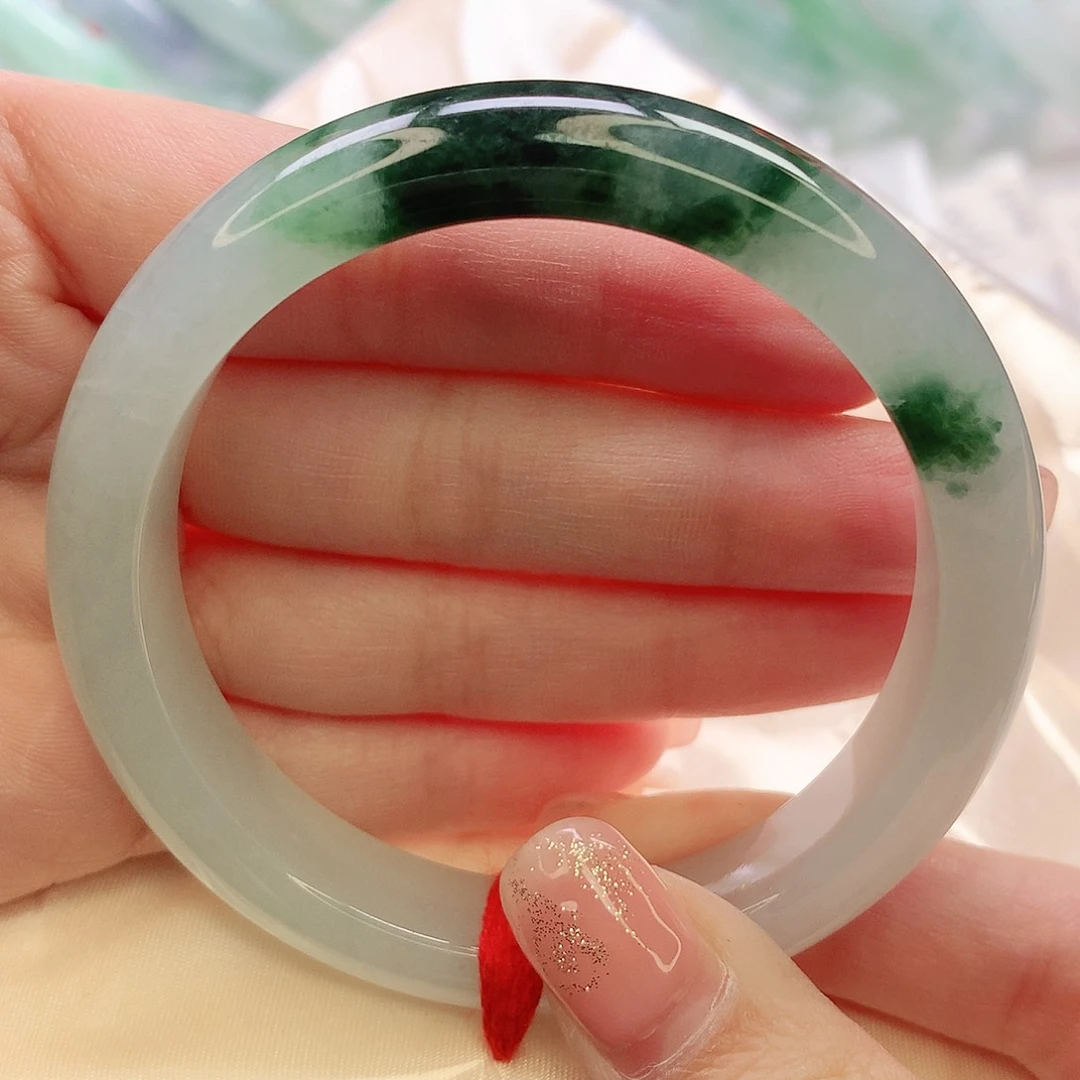 未镶嵌手镯翡翠缅甸天然A货翡翠 56