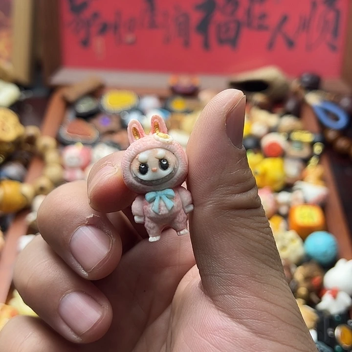 非金属可爱根付拉布布