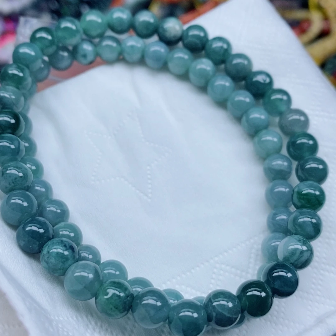 翡翠未镶嵌颈饰手串