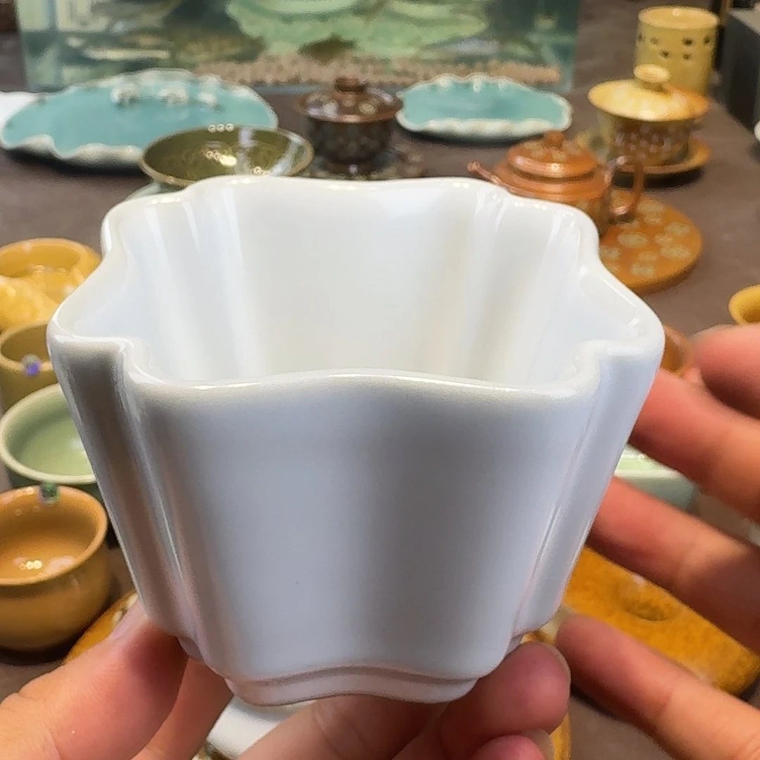 龙泉青瓷茶具微瑕