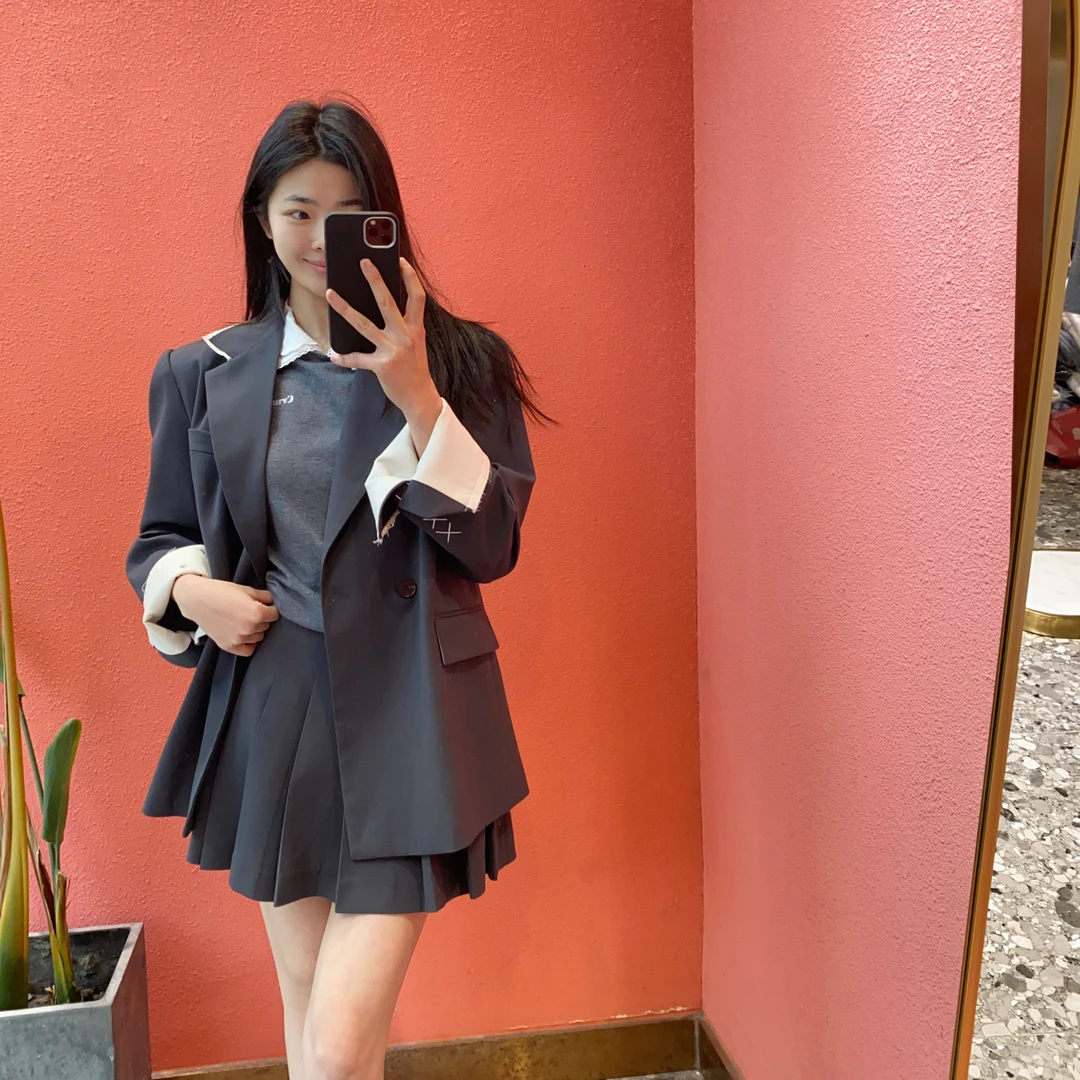 （默茗服装）完美邂逅学院风套装