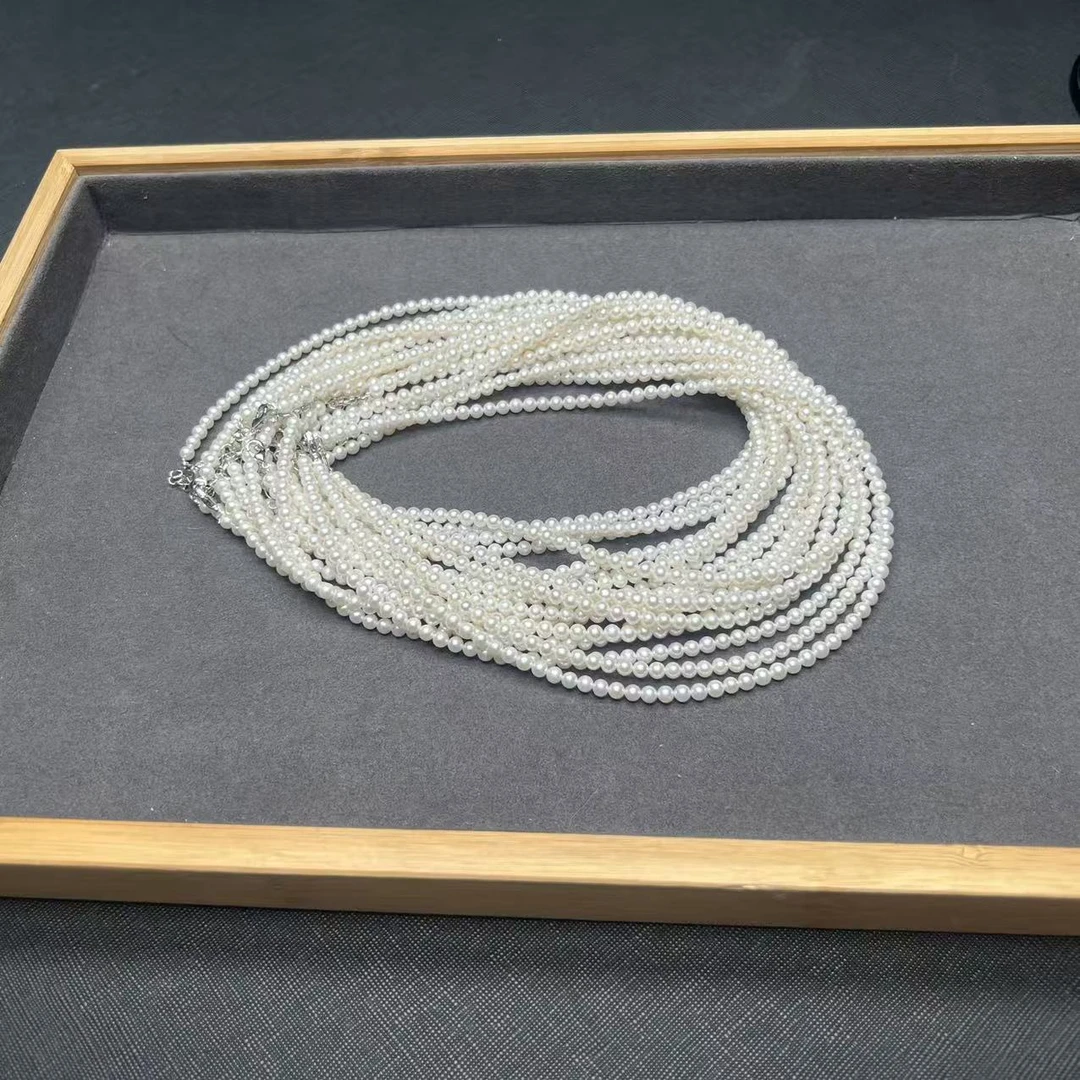 天然淡水白珍珠项链低调奢华简约款项链【多样性发一】A164