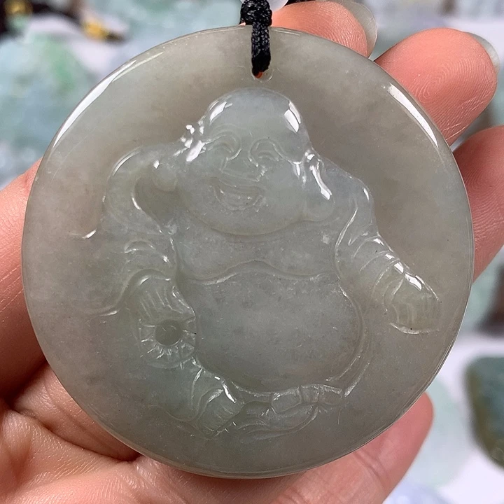 颈饰未镶嵌翡翠逍遥佛福利
