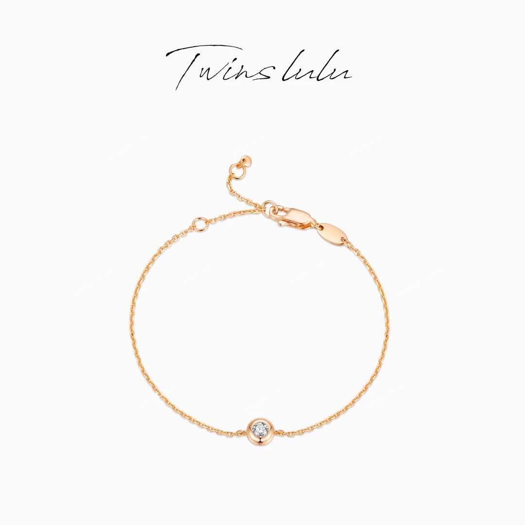 925银合成锆石手链 TWINS LULU  简约高级感百搭手链TSS7949