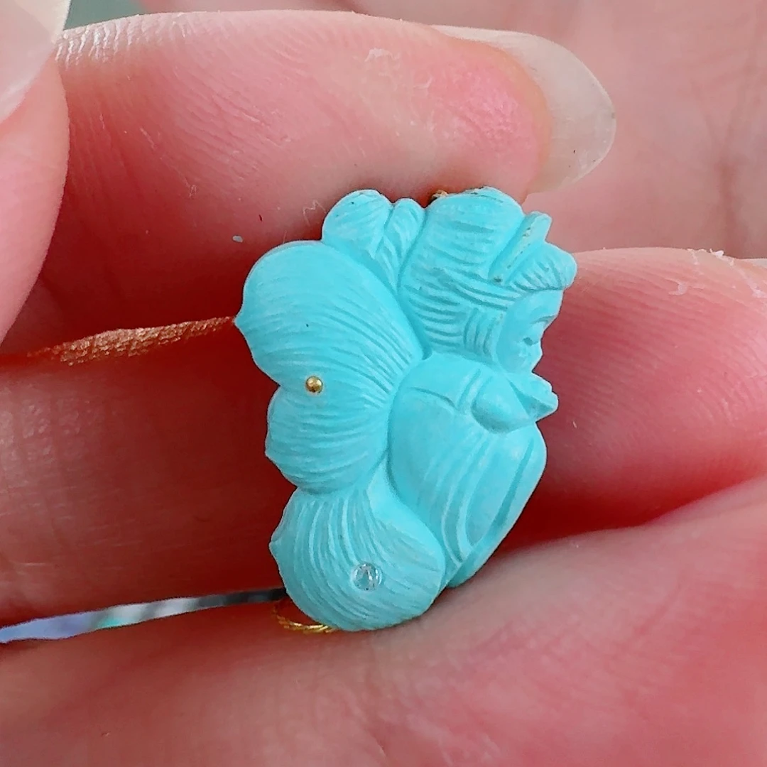 绿松石珠宝奇石未镶嵌