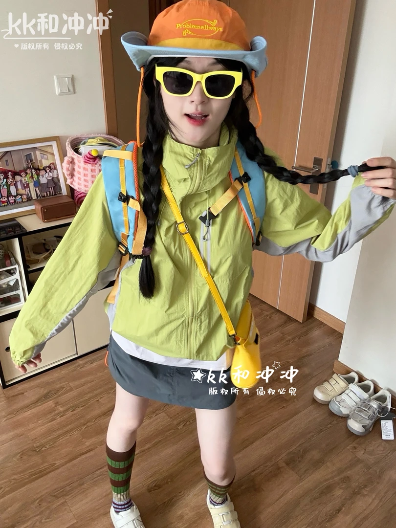 【冲冲专属】UPF1000+夏季糖果色凉感凉感防晒服山系情侣收纳皮肤衣