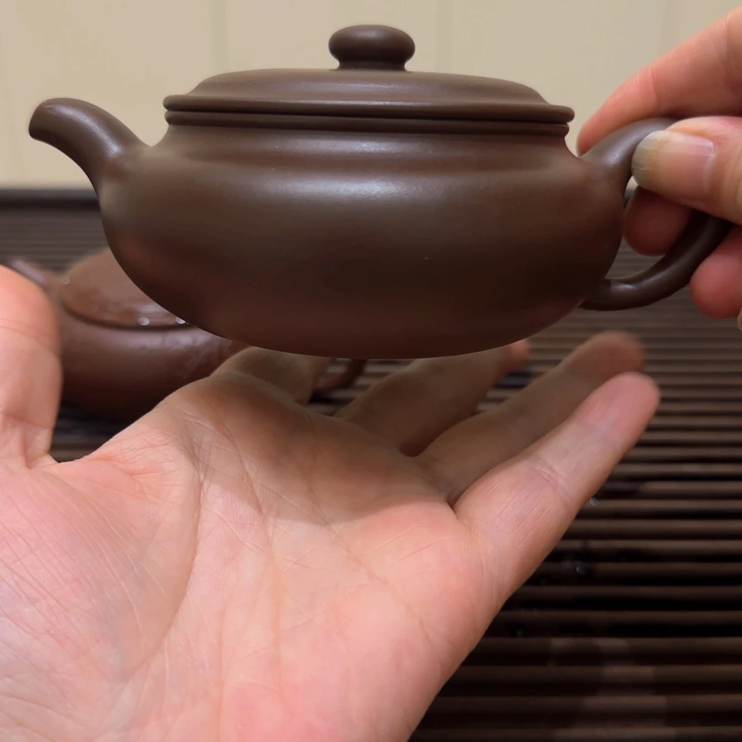 生***我茶壶紫砂扁腹11111