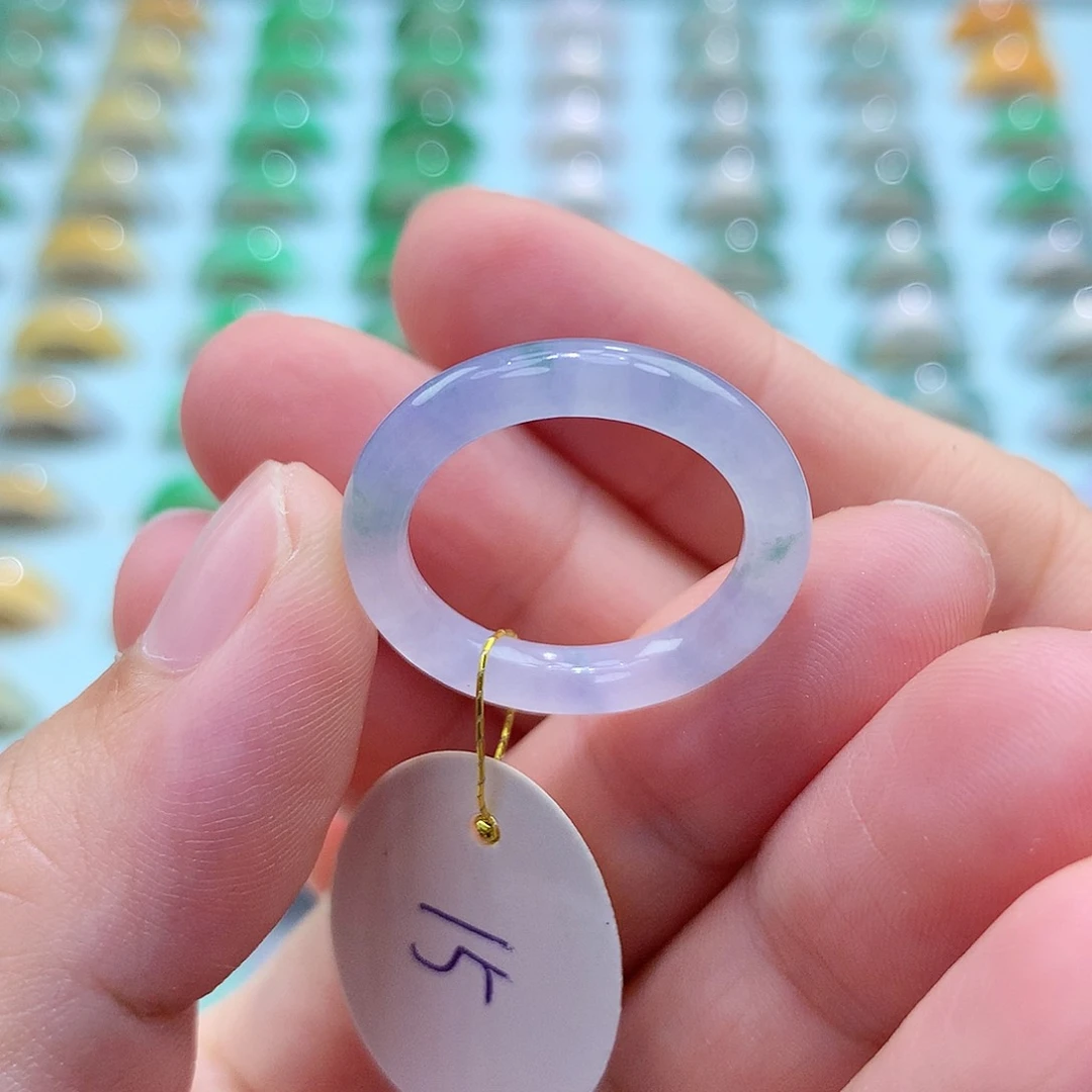 未镶嵌戒指翡翠15圈