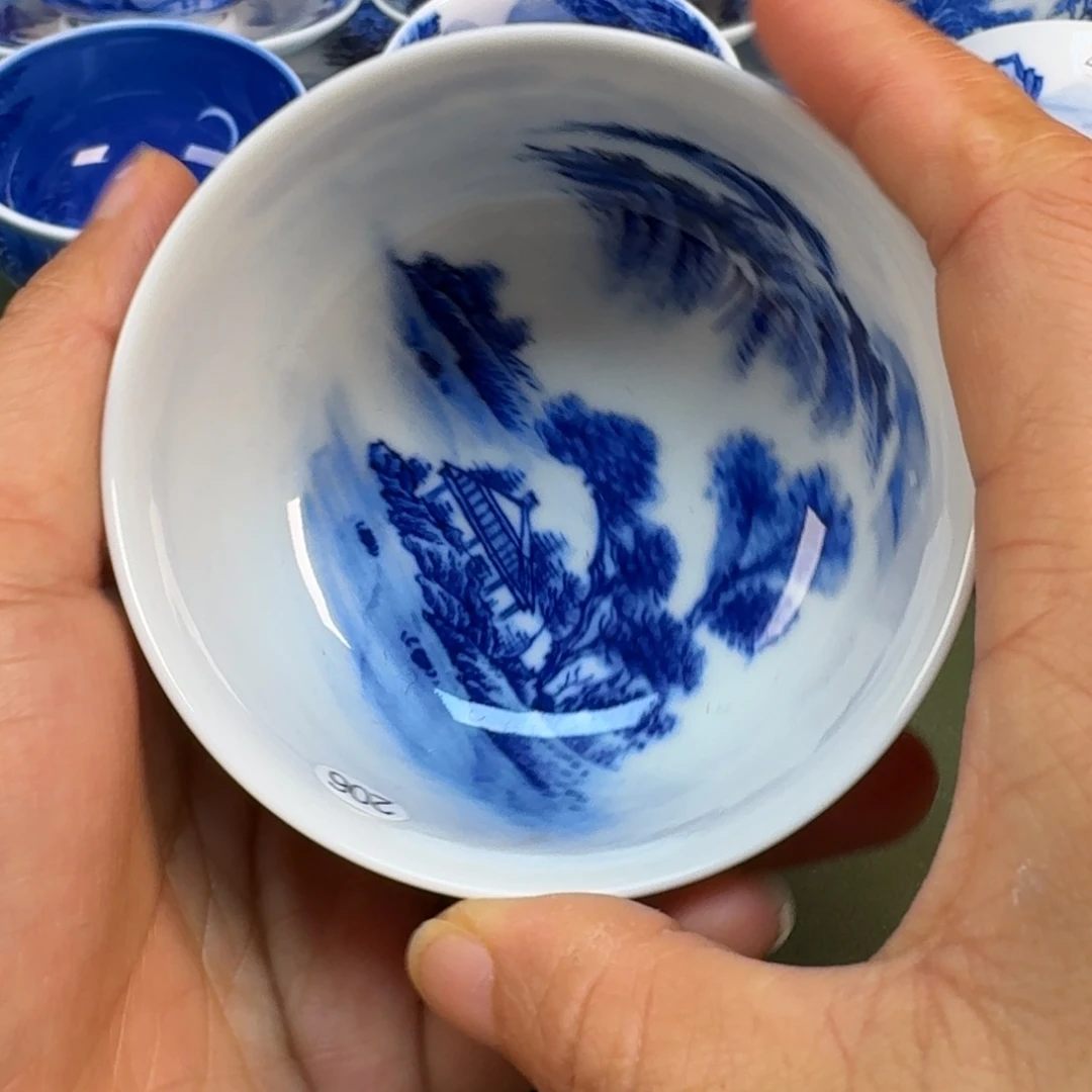 陶景德镇纯手绘茶具圆圆206