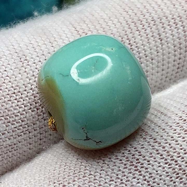 绿松石未镶嵌天然原矿 地大质检