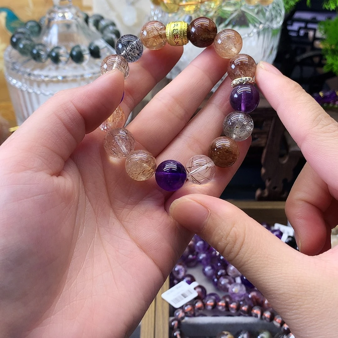 水晶手串合金能量之王