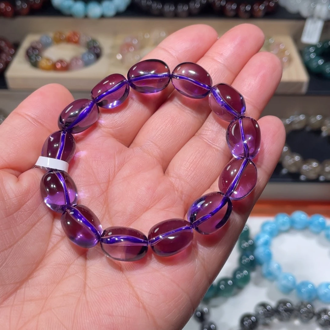 未镶嵌水晶手链紫水晶手链