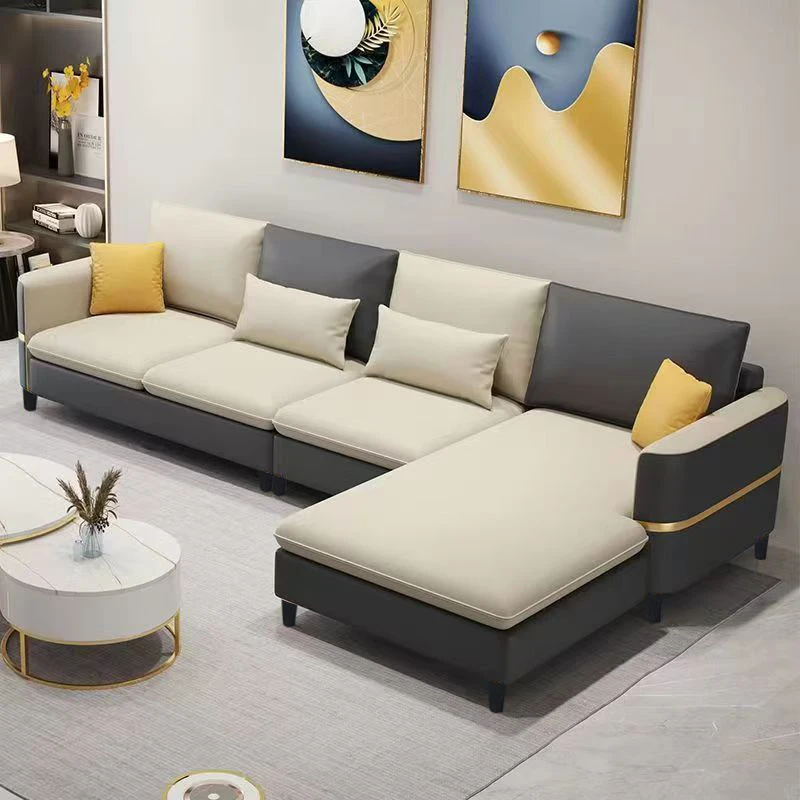 沙发客厅2024新款简约现代大小户型轻奢极简贵妃组合免洗科技沙发
