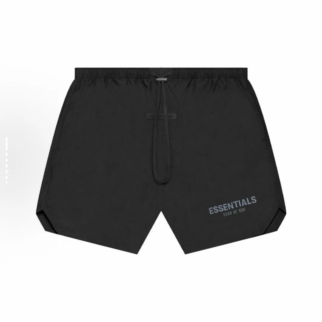 ESS 美式 梭织短裤 尼龙速干运动短裤 字母反光 男女同款