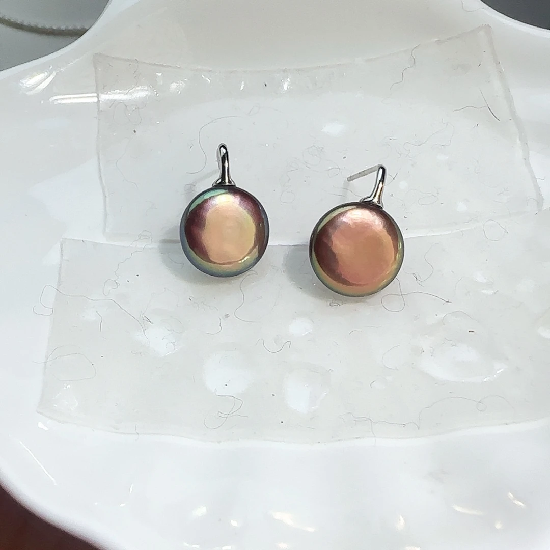 淡水珍珠耳饰未镶嵌