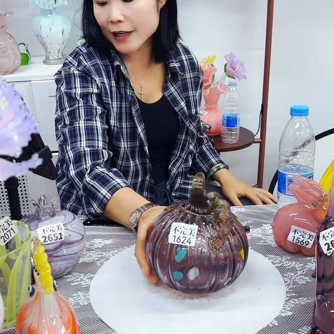 南瓜安妮琉璃摆件不完美