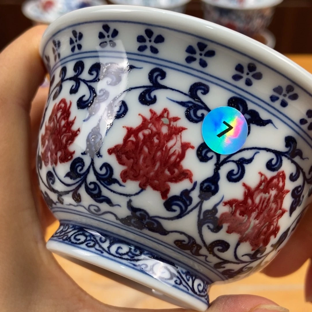 手绘现代茶具非古董